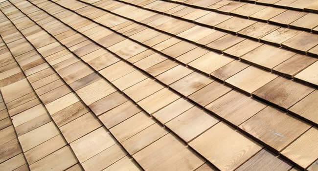 wood roofing